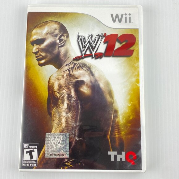 WWE 12 Nintendo Wii Video Game 2011 Case Booklet Disc Rated Teen - Picture 1 of 8